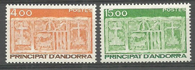 Znaczek Andora (francuska) 1986 Mi 367-368 Czyste **