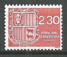 Znaczek Andora (francuska) 1990 Mi 407 Czyste **