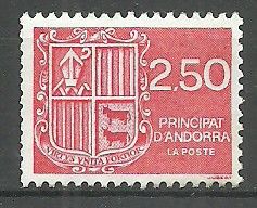 Znaczek Andora (francuska) 1991 Mi 430 Czyste **