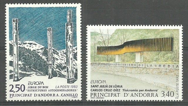Znaczek Andora (francuska) 1993 Mi 451-452 Czyste **