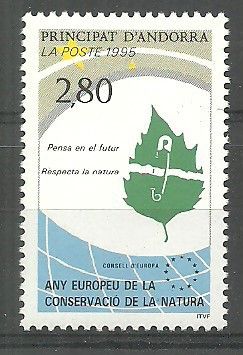 Znaczek Andora (francuska) 1995 Mi 475 Czyste **