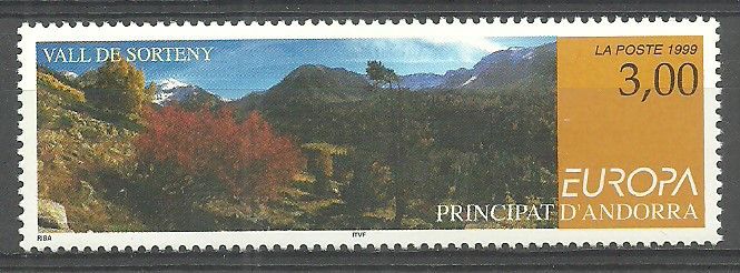 Znaczek Andora (francuska) 1999 Mi 535 Czyste **