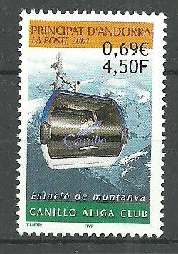 Znaczek Andora (francuska) 2001 Mi 562 Czyste **