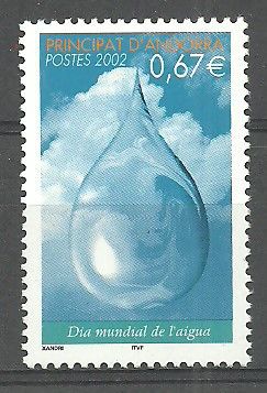 Znaczek Andora (francuska) 2002 Mi 589 Czyste **