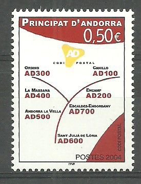 Znaczek Andora (francuska) 2004 Mi 622 Czyste **