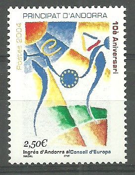 Znaczek Andora (francuska) 2004 Mi 623 Czyste **