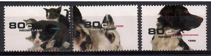 Znaczek Holandia 1998 Mi 1675-1677 Czyste **