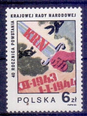 Znaczek Polska 1983 Mi 2898 Fi 2750 Czyste **