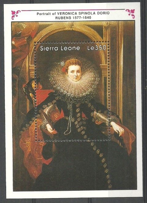 Znaczek Sierra Leone 1990 Mi bl 147 Czyste **