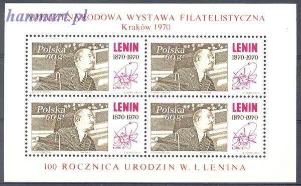 Znaczek Polska 1970 Mi bl 42 Fi bl 65 Czyste **