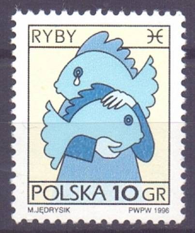 Znaczek Polska 1996 Mi 3612x Fi 3464x Czyste **