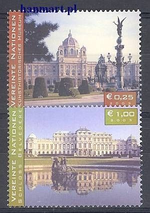 Znaczek Narody Zjednoczone Wiedeń 2003 Mi 387-388 Czyste **