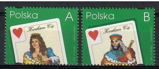 Znaczek Polska 1997 Mi 3634-3635 Fi 3486-3487 Czyste **