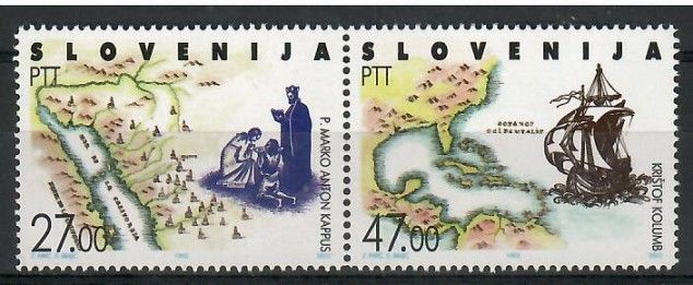 Znaczek Słowenia 1992 Mi 20-21 Czyste **