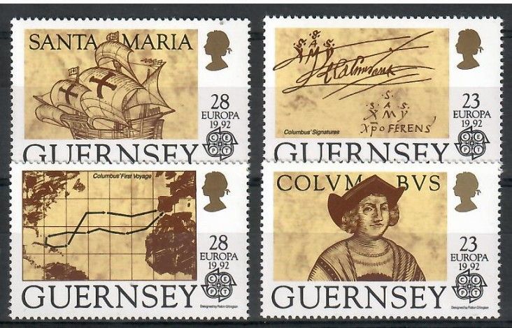 Znaczek Guernsey 1992 Mi 549-552 Czyste **