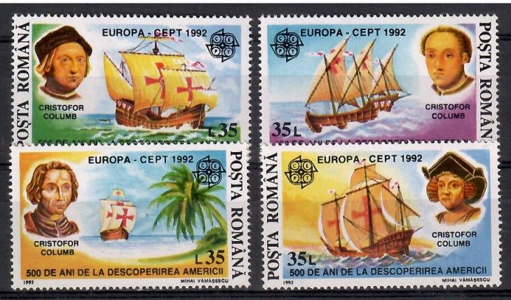 Znaczek Rumunia 1992 Mi 4790-4793 Czyste **