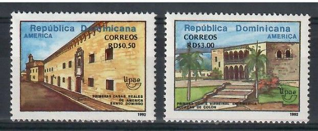 Znaczek Dominikana 1992 Mi 1660-1661 Czyste **