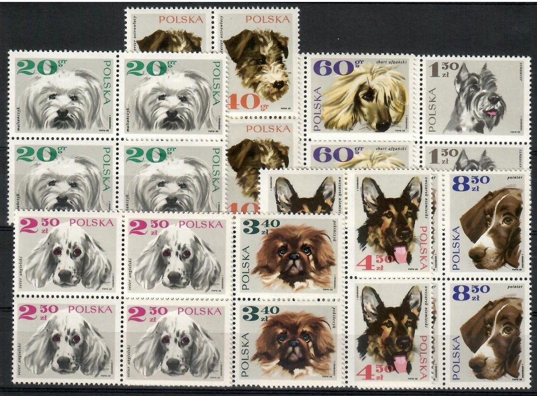 Znaczek Polska 1969 Mi 1898-1905 Fi 1751-1758 Czyste **