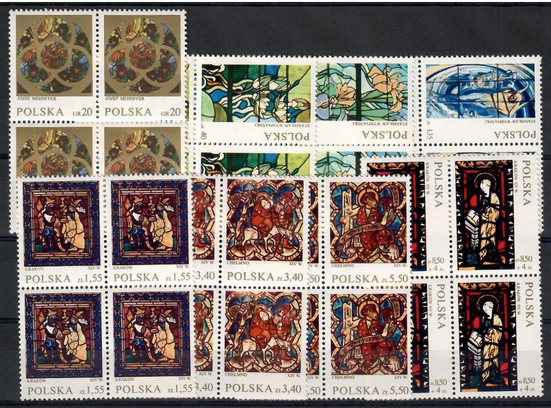 Znaczek Polska 1971 Mi 2102-2109 Fi 1955-1962 Czyste **