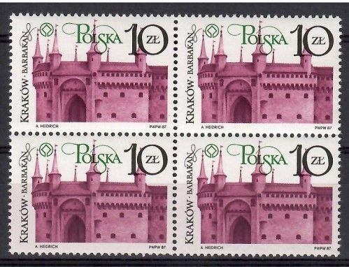Znaczek Polska 1987 Mi 3103 Fi 2955 Czyste **