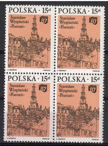 Znaczek Polska 1987 Mi 3105 Fi 2957 Czyste **