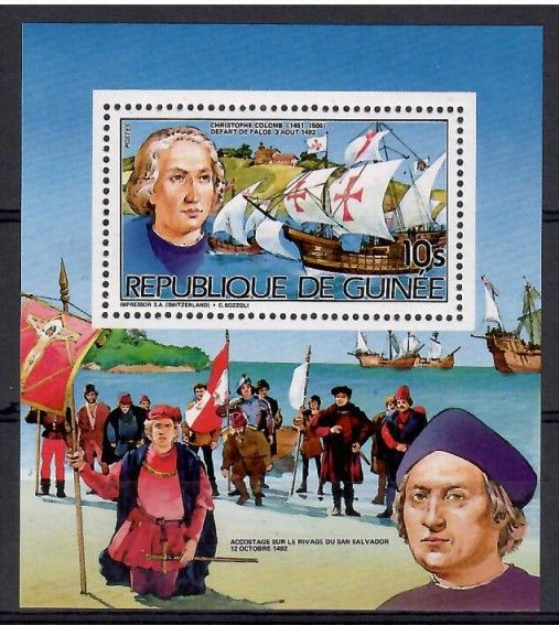Znaczek Gwinea 1985 Mi bl 146 Czyste **