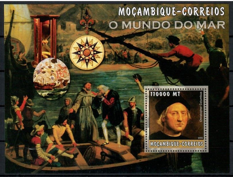 Znaczek Mozambik 2002 Mi bl 168 Czyste **
