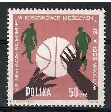 Znaczek Polska 1963 Mi 1419 Fi 1271 Czyste **