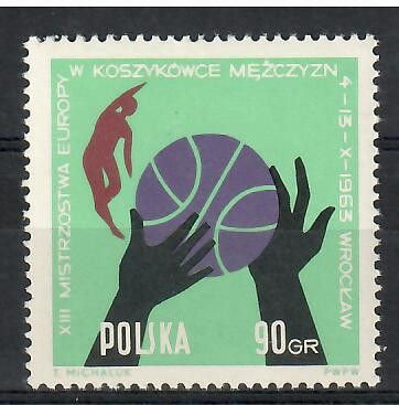 Znaczek Polska 1963 Mi 1421 Fi 1273 Czyste **