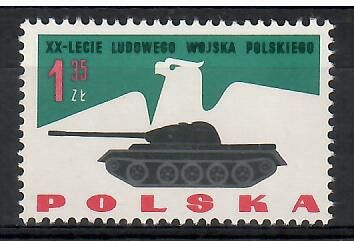 Znaczek Polska 1963 Mi 1429 Fi 1281 Czyste **