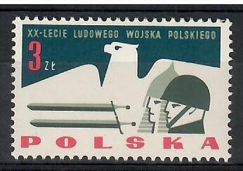 Znaczek Polska 1963 Mi 1432 Fi 1284 Czyste **