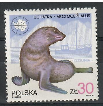Znaczek Polska 1987 Mi 3080 Fi 2932 Czyste **