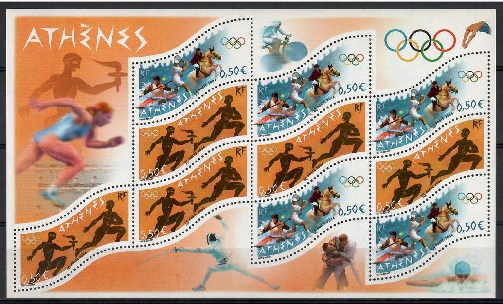 Znaczek Francja 2004 Mi ark 3830-3831 Czyste **