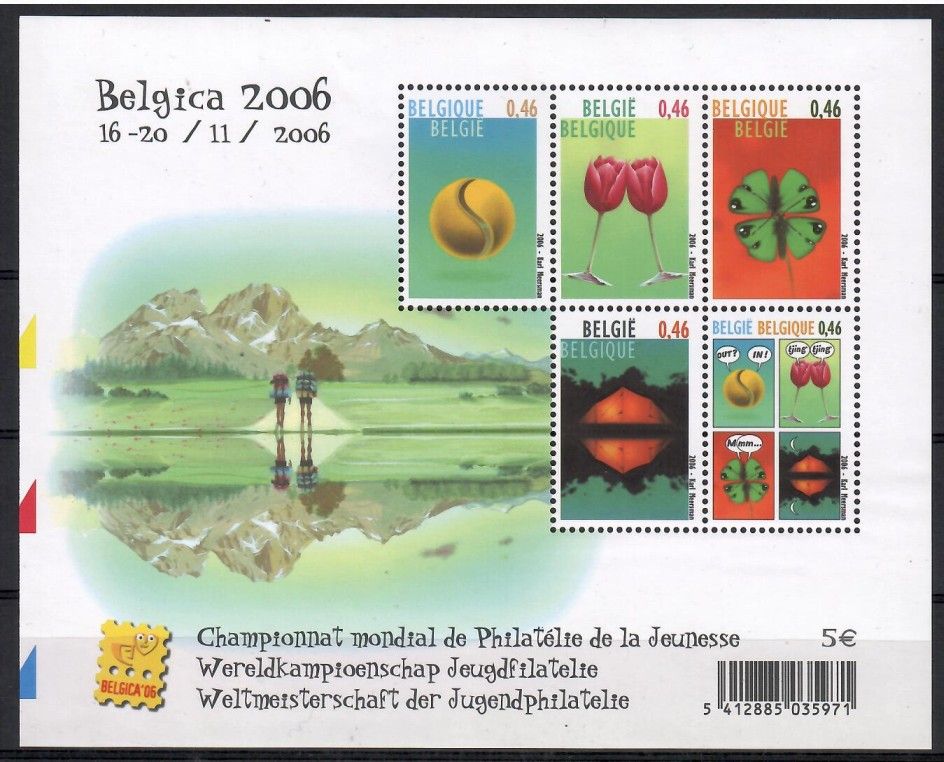 Znaczek Belgia 2006 Mi bl 112 Czyste **