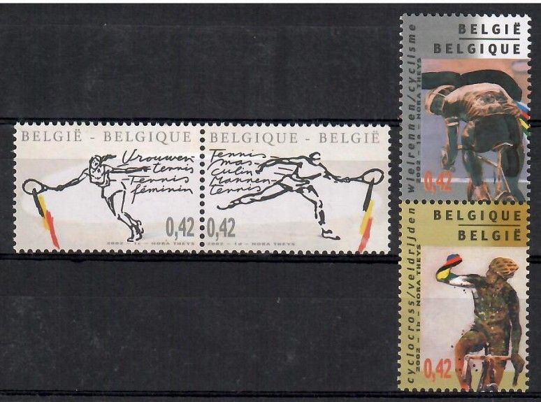 Znaczek Belgia 2002 Mi 3102-3105 Czyste **