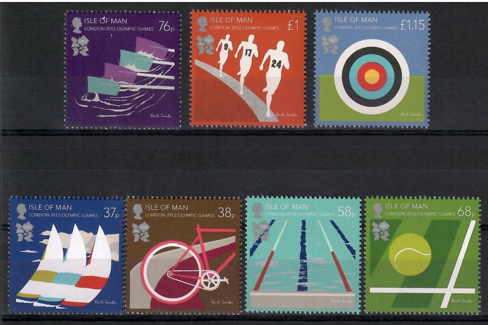 Znaczek Wyspa Man 2012 Mi 1743-1749 Czyste **