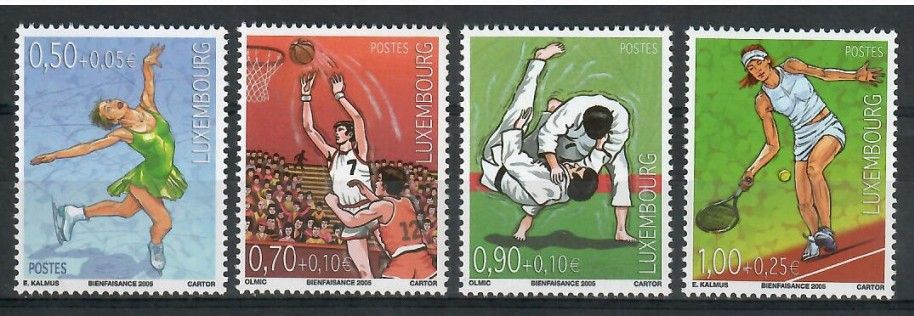 Znaczek Luksemburg 2005 Mi 1695-1698 Czyste **