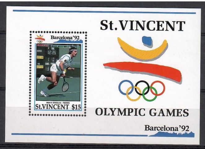 Znaczek St. Vincent 1992 Mi bl 204 Czyste **