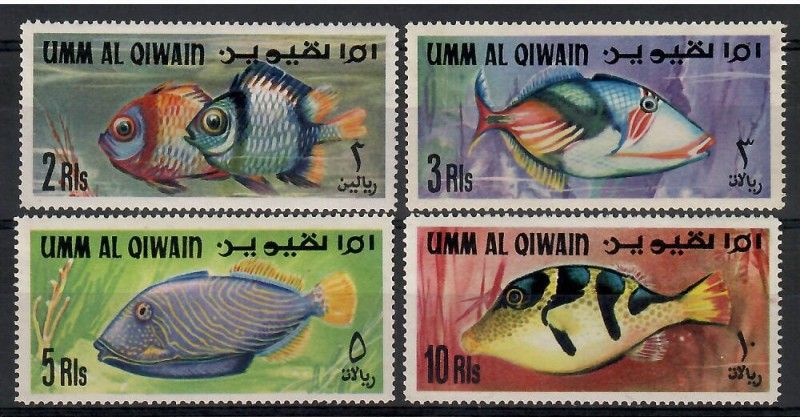 Znaczek Umm Al Qiwain 1967 Mi 185-188 Czyste **