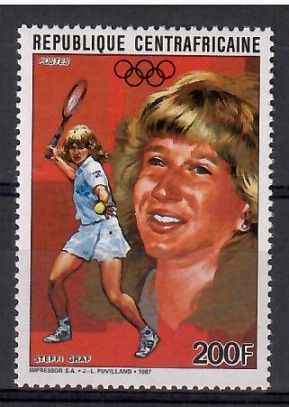 Znaczek Republika Środkowoafrykańska 1988 Mi 1308 Czyste **