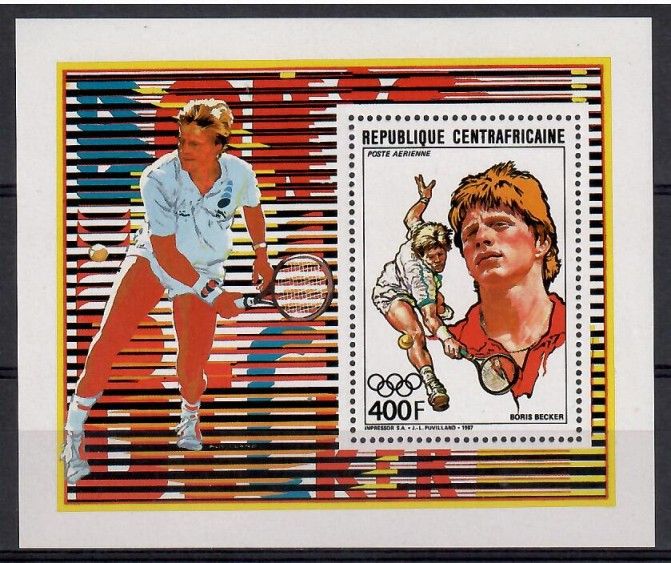 Znaczek Republika Środkowoafrykańska 1988 Mi bl 434 Czyste **