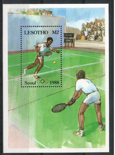Znaczek Lesotho 1987 Mi bl 39 Czyste **