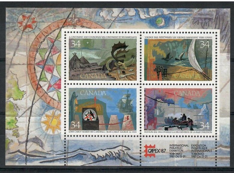 Znaczek Kanada 1986 Mi bl 5 Czyste **