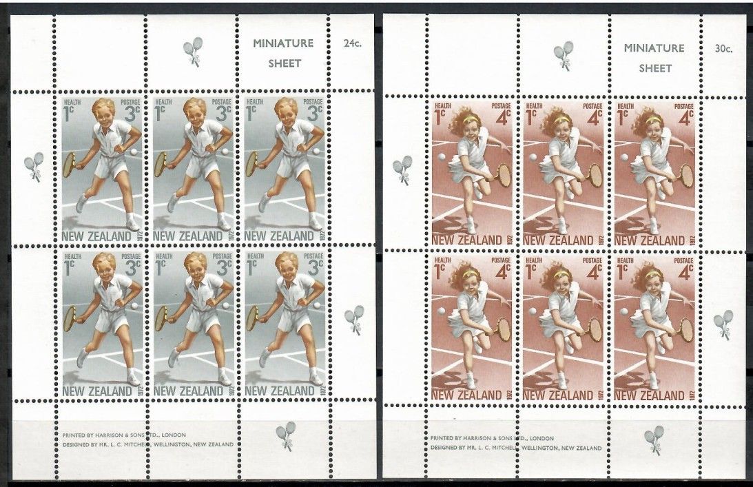 Znaczek Nowa Zelandia 1972 Mi ark 588-589 Czyste **