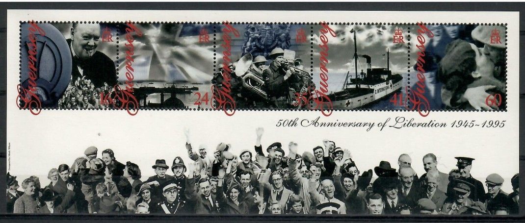Znaczek Guernsey 1995 Mi bl 14 Czyste **