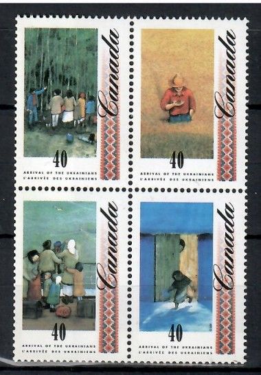 Znaczek Kanada 1991 Mi 1242-1245 Czyste **