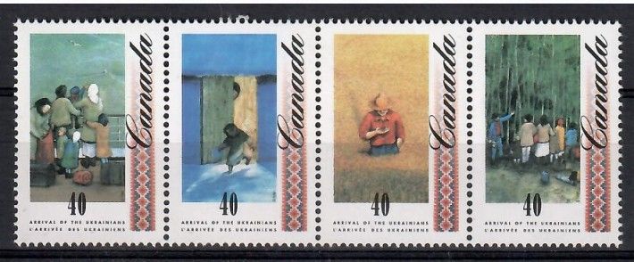 Znaczek Kanada 1991 Mi 1242-1245 Czyste **