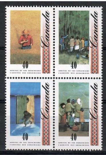 Znaczek Kanada 1991 Mi 1242-1245 Czyste **
