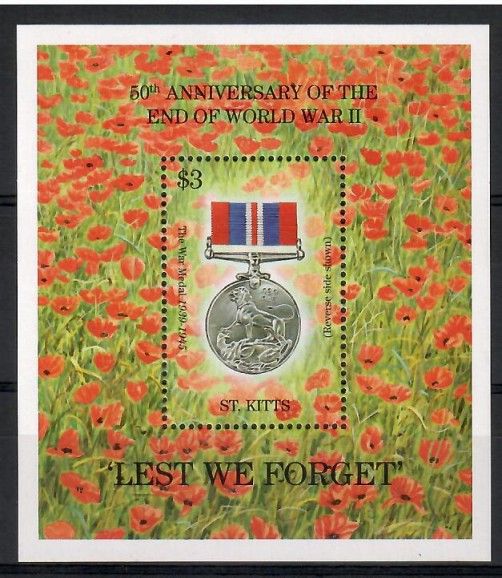 Znaczek Saint Kitts 1995 Mi bl 13 Czyste **