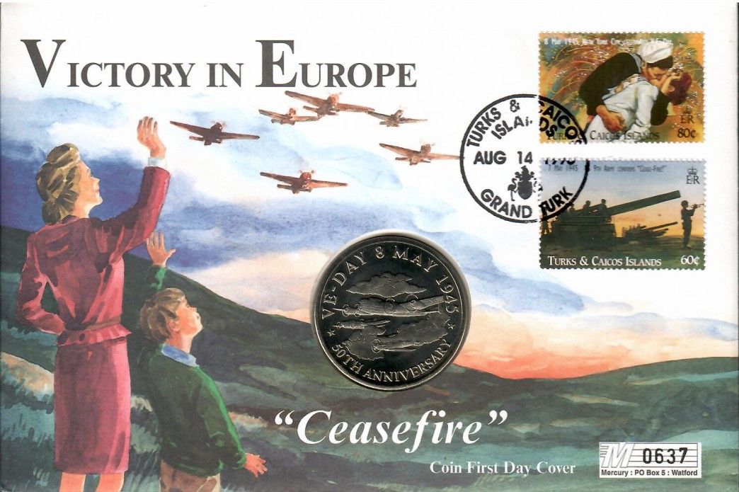 Znaczek Turks i Caicos 1995 Mi num 1269-1270 FDC